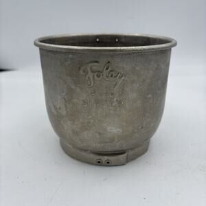 Foley 5 Cup Metal Sifter Manual Squeeze Handle 4.75"x5.5"‎ Silver